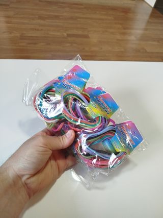 Pulseras de silicona Forever multicolor