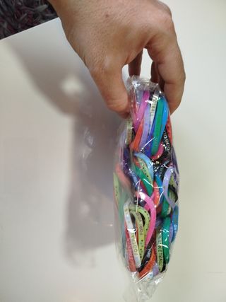 Pulseras de silicona Forever multicolor