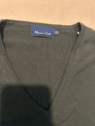 Chaleco Massimo Dutti Verde Oliva