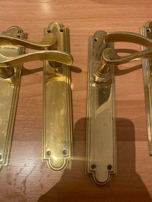 Juego 3 Manivelas Doradas