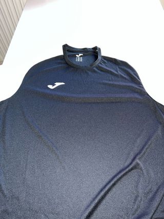 Camiseta Joma Negra y Blanca Talla XXL 