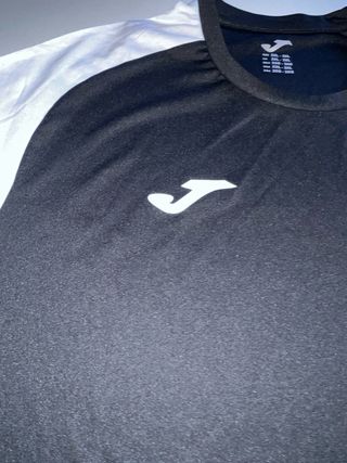Camiseta Joma Negra y Blanca Talla XXL 