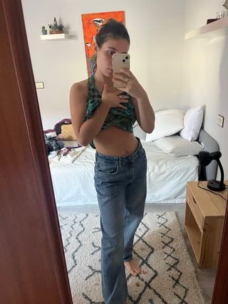 Pantalón vaquero Zara azul