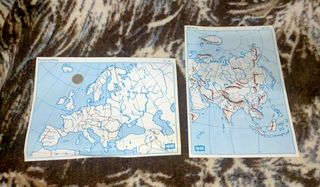 Lote de antiguos mapas del colegio. Ver.
