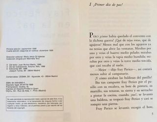 Libro Fray Perico en la Paz
