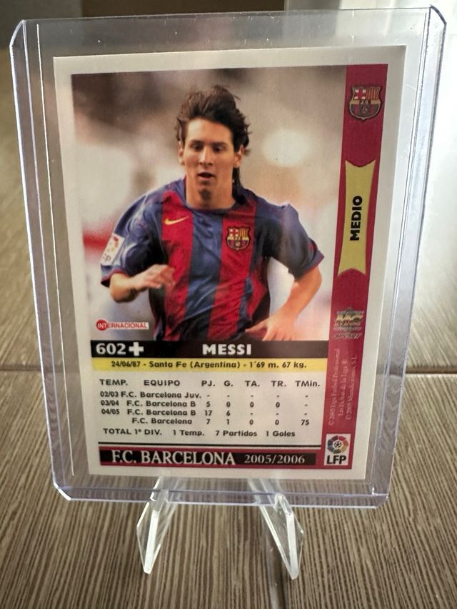 Cartolina Leo Messi Rookie 2005/06