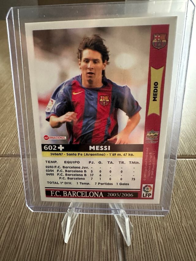 Cartolina Leo Messi Rookie 2005/06
