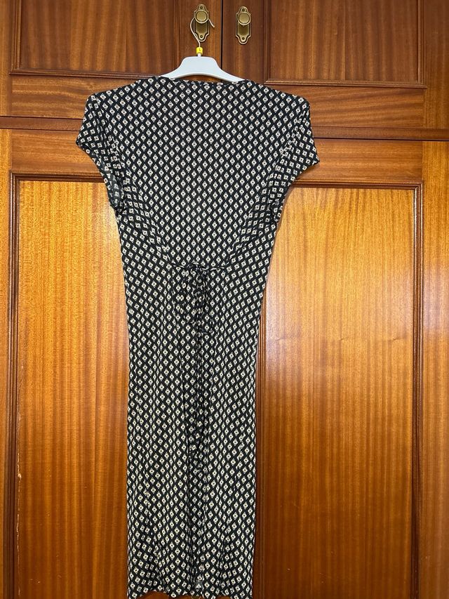 Vestido Promod Negro/Blanco Talla M