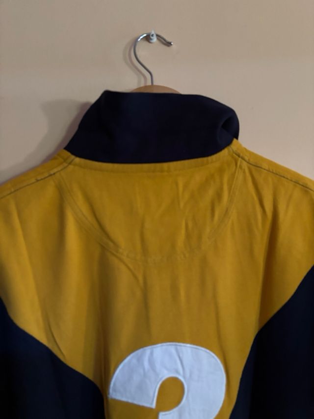 Polo Hackett Azul marino y Mostaza Talla XXL