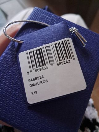 Pulsera Swarovski Lucky Ojo Azul Dorado