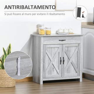 Credenza Cucina Stile Country, Mobile Multiuso con