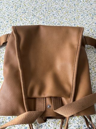 Mochila Slang Piel Marrón