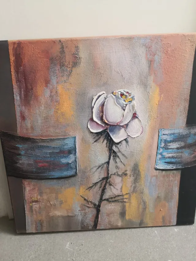 Cuadro Decorativo Flor Acrílico