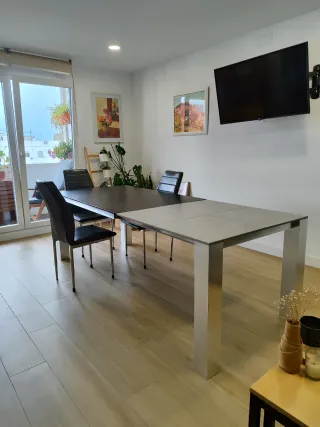Mesa comedor estilo industrial extensible