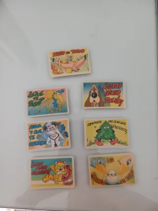 Colección 7 Pegui-tarjetas Bollycao