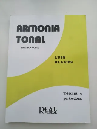 Libro Armonia Tonal - Primera Parte