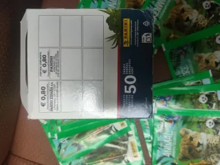 Sobres Cromos Panini Animales