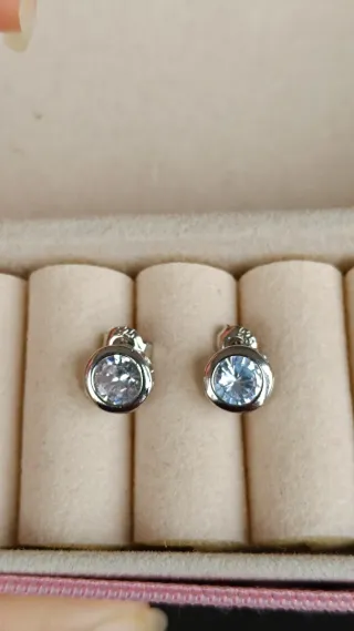 Pendientes Plata con Circonita