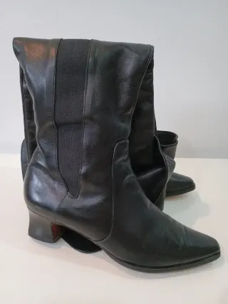 Botas Pablo Fuster Talla 38 Negras