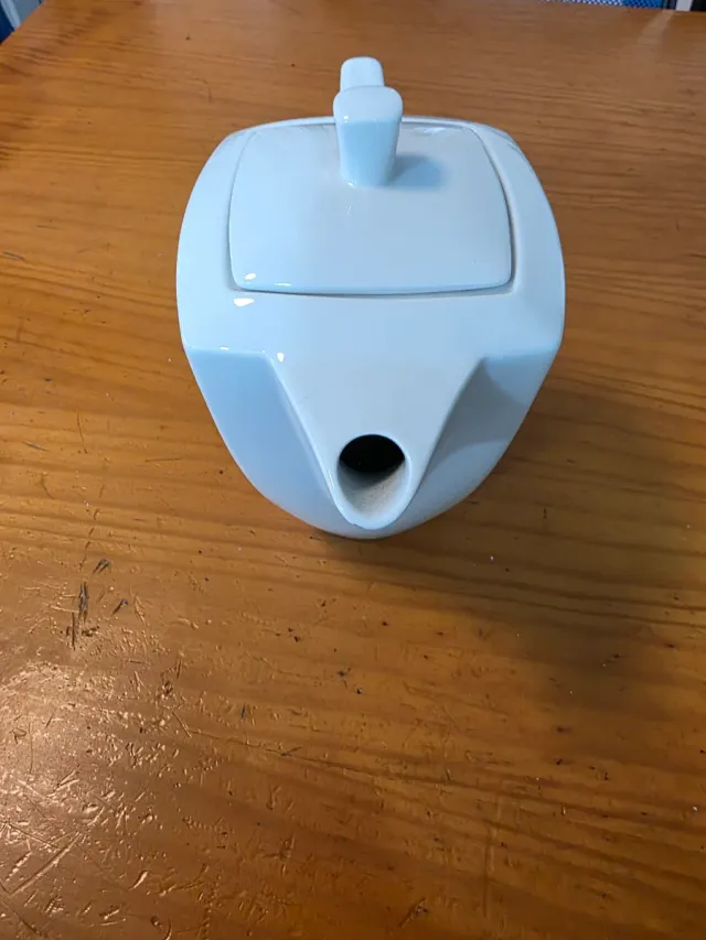 Jarra de porcelana blanca Zara Home