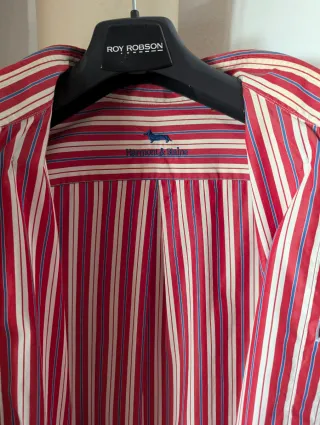 Camisa Harmont&Baine Rayas Rojas y Blancas