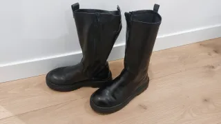 Botas altas Zara negras