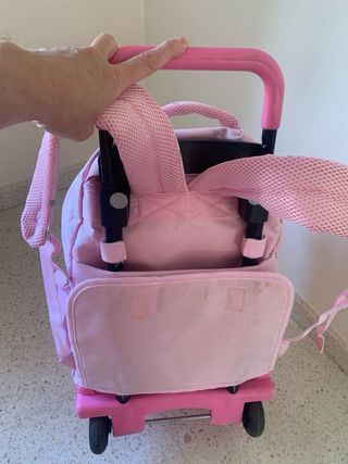 Mochila Ruedas Moos Princesas Rosa