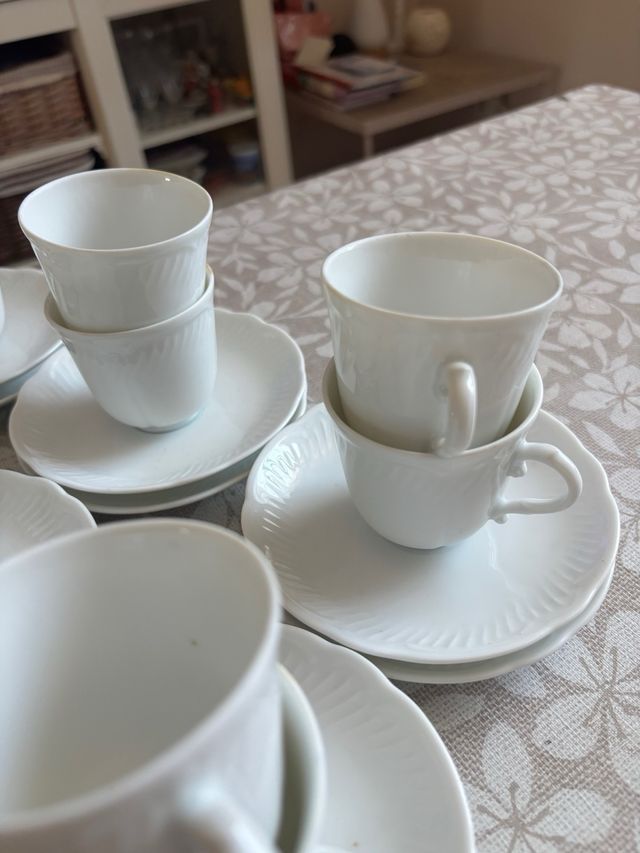 Tazzine caffè Richard Ginori Laveno + zuccheriera