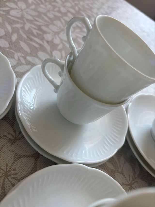 Tazzine caffè Richard Ginori Laveno + zuccheriera