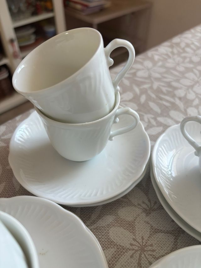 Tazzine caffè Richard Ginori Laveno + zuccheriera