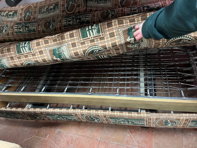 Sofá Cama Nido Madera y Tela