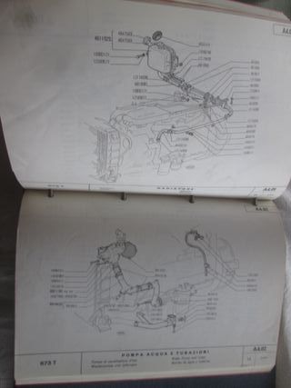 FIAT 673 T Catalogo Ricambi 1976 1° Edizione
