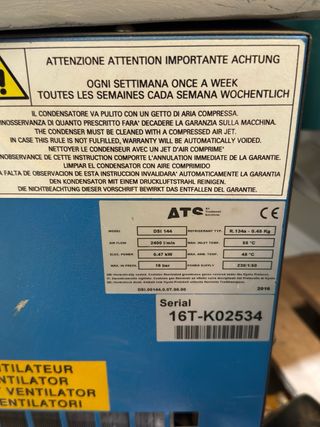 Compresor de tornillo Abac Fórmula de 11kw