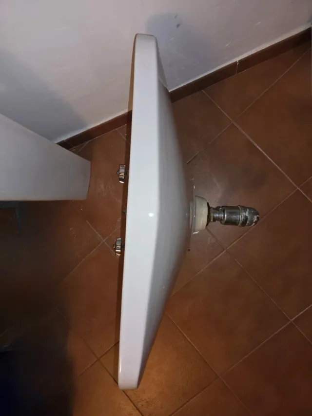 Lavabo pedestal Roca vintage monomando