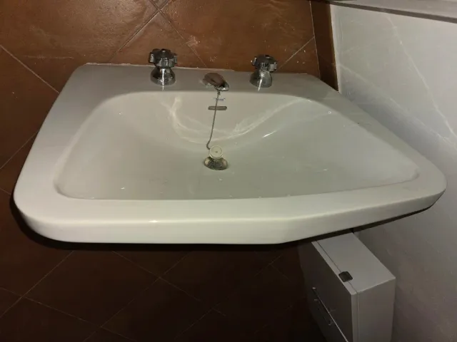 Lavabo pedestal Roca vintage monomando