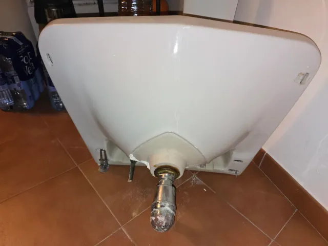 Lavabo pedestal Roca vintage monomando