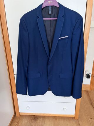 Traje azul Zara hombre Talla L