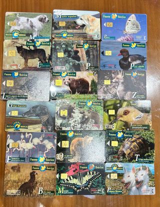 Colección Tarjetas Telefónicas Fauna Ibérica