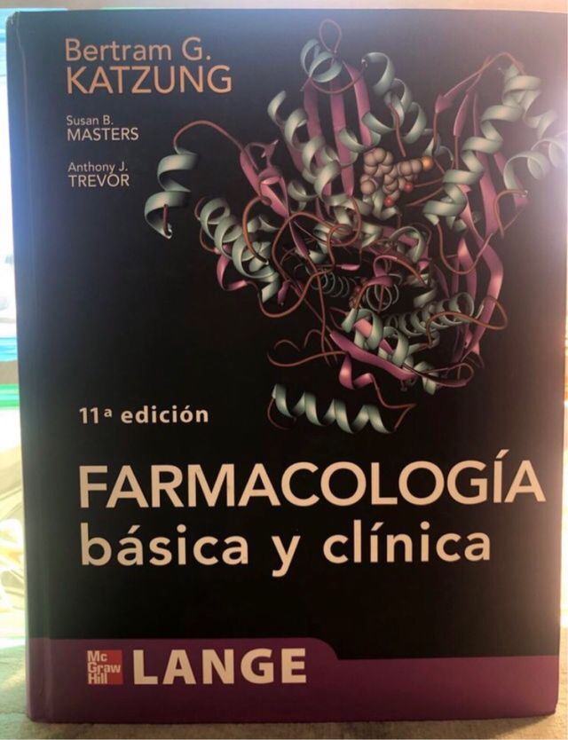 2 libros de Farmacología básica y clínica
