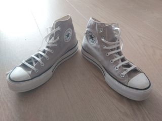 Converse altas plataforma talla 38.5