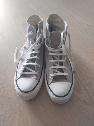 Converse altas plataforma talla 38.5