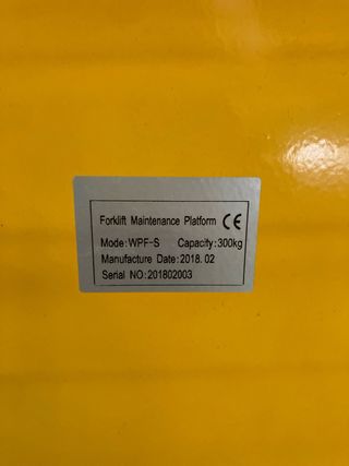 Cesta de trabajo en altura