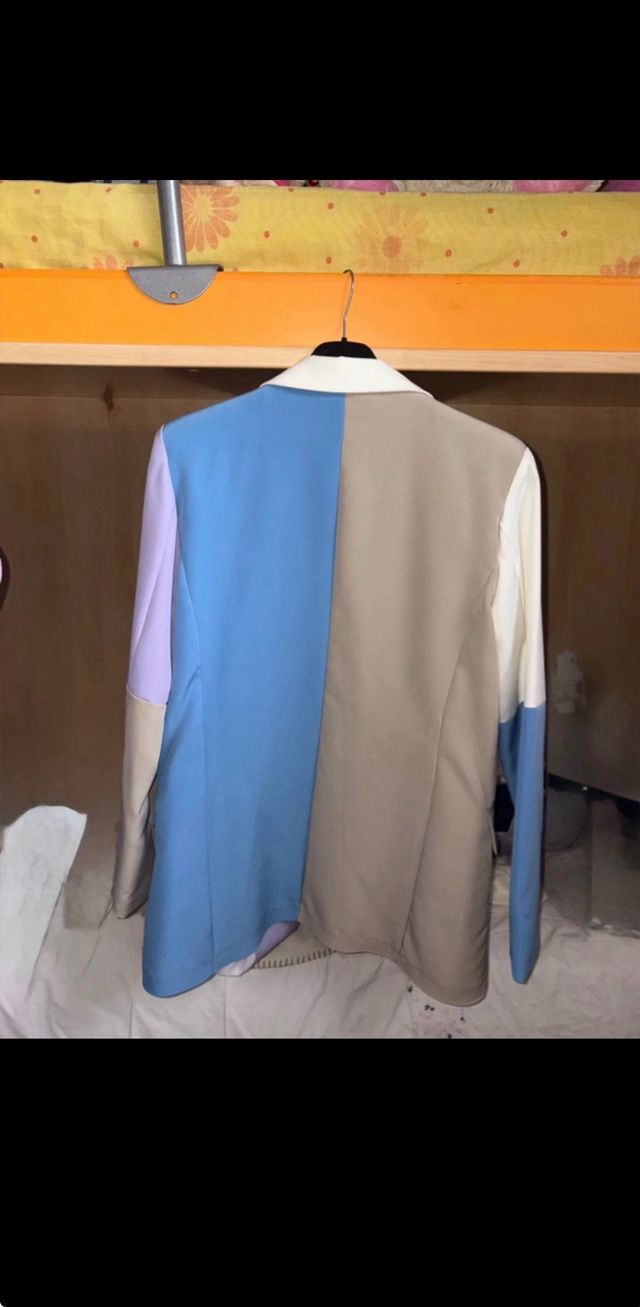 Blazer colorato patchwork