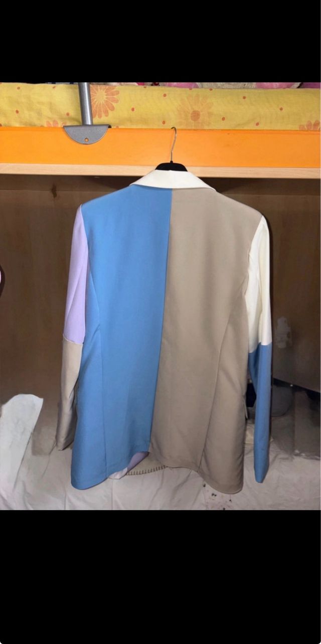 Blazer colorato patchwork