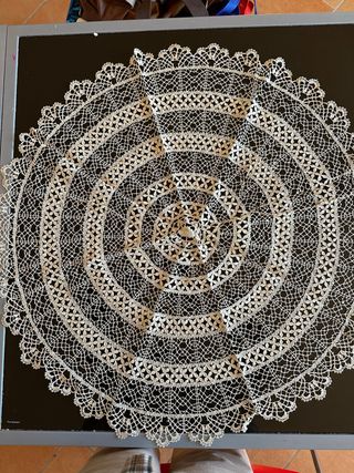 Centrotavola tombolo fatto a mano