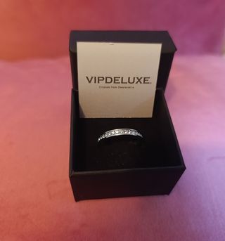 Anillo VIPDELUXE Cristales Swarovski Plata