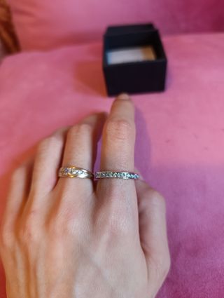 Anillo VIPDELUXE Cristales Swarovski Plata