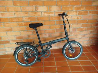 Bicicleta Plegable Negra