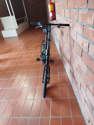 Bicicleta Plegable Negra