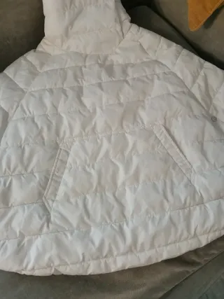 Abrigo tipo poncho, sin msngasEl Corte Inglés Blan
